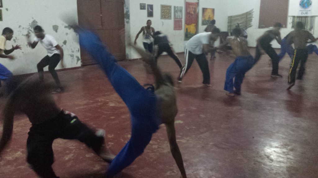 Trening capoeiry 
