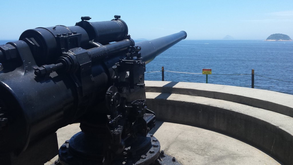 Działo w fortalezie de Stanca Cruz. Jedno z wielu.