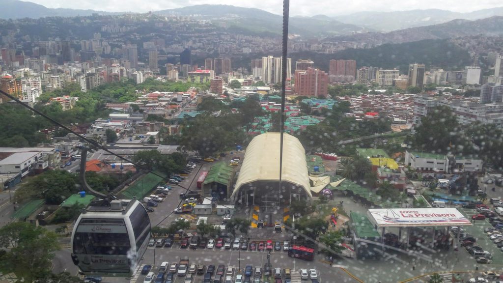 Kolejka linowa - Caracas.